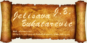 Jelisava Bukatarević vizit kartica